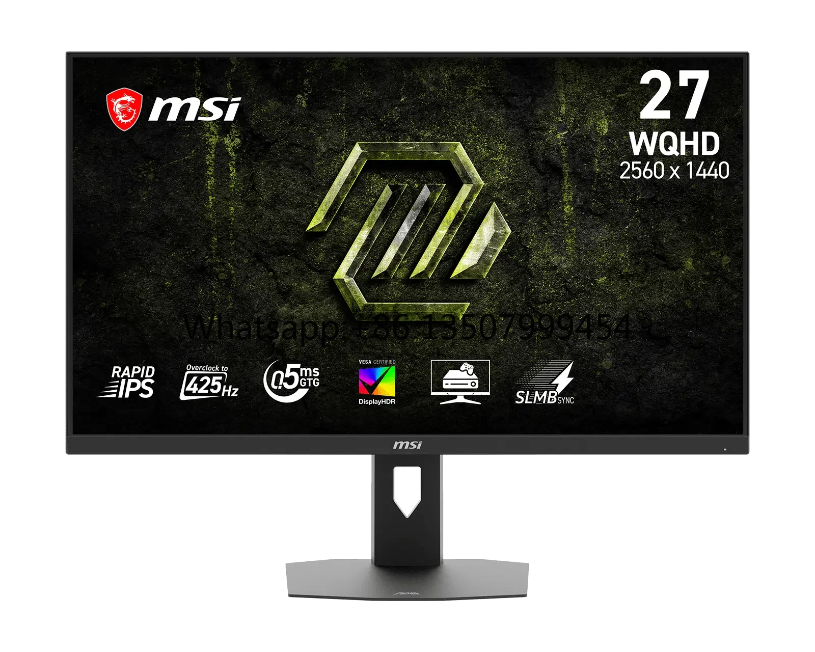

2026 New MAG 276QP42 425Hz Rapid IPS IPS Screen 2K 0.5ms with DisplayHDR 400 Certified Ergonomic Stand for Gaming PC Monitor