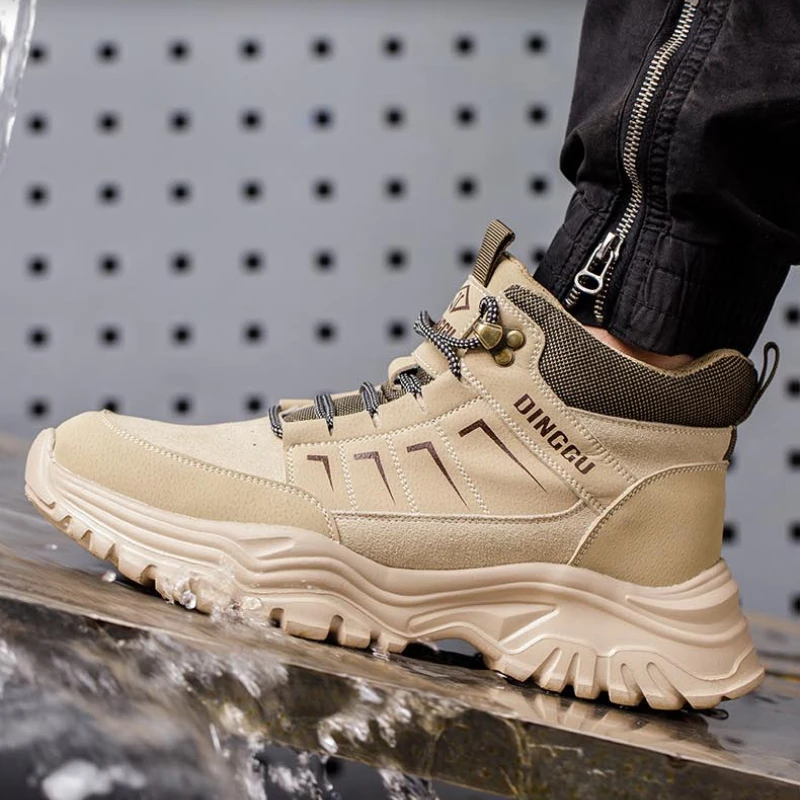 أحذية أمان رجالية أحذية عمل رجالية خفيفة الوزن مانعة للانزلاق مع حماية أحذية بمقدمة فولاذية مضادة للثقب 38-45 #5