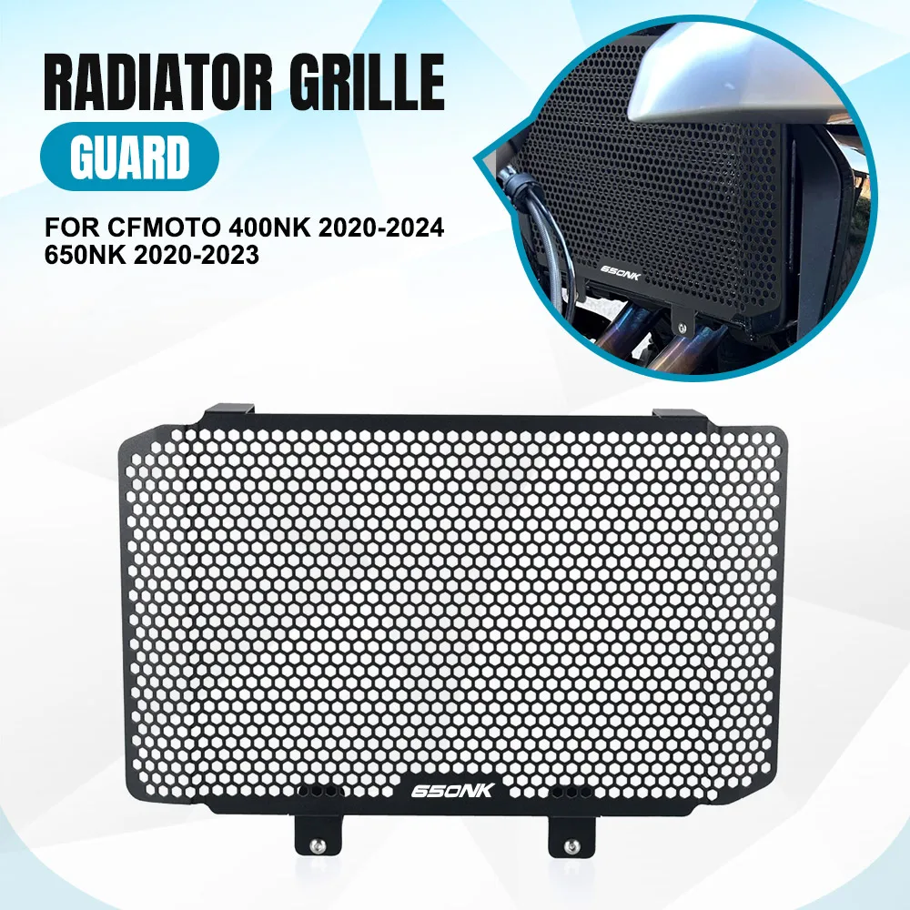 

Radiator Guard Motorcycle Accessories FOR CFMOTO 400NK 2020-2024 650NK 2020-2023 Radiator Grill Oil Cooler Guard Protector Cover