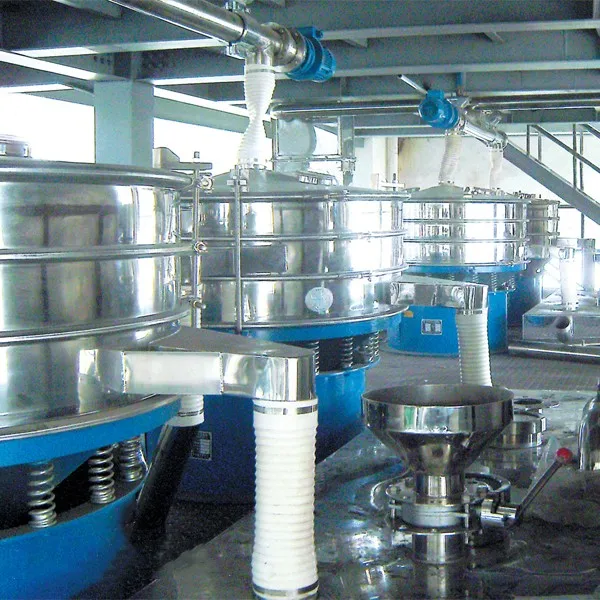 Animal Feedstuff Sieving Machine Vibro Sifter SS 304 Rotary Vibrating Screen Separation Sieve for Food Processing Farm Use