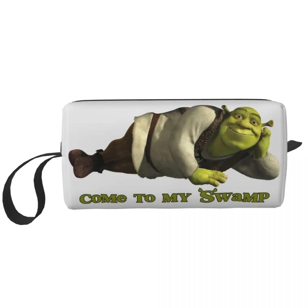 Come To My Swamp Shrek Makeup Bag Cosmetic Organizer Storage Dopp Kit Toiletry Cosmetic Bag for Women Beauty Travel Pencil Case