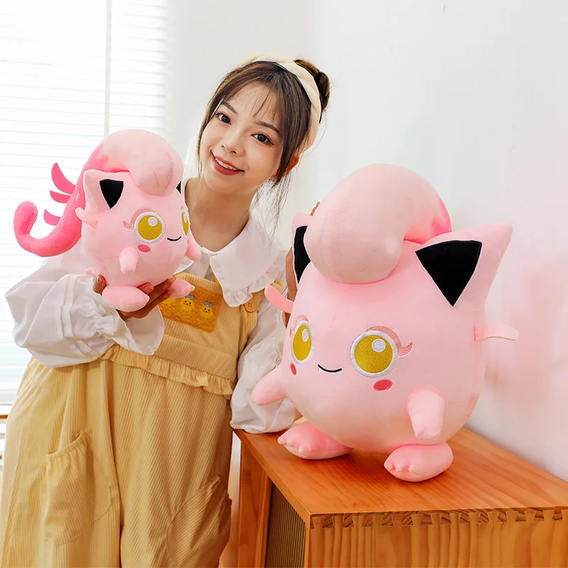 28/50cm Scream Tail Pokemon Plush Toys Large Anime Doll Cute Pillow Jigglypuff Pokémon Plushie Stuffed Gift for Kids Christmas