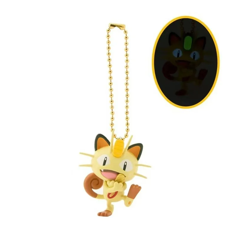 Nuovo disponibile Pokémon in edizione limitata con ciondolo per bambola che stoccaggio della luce Gashapon Moon Eevee Meowth Jigglypuff regalo