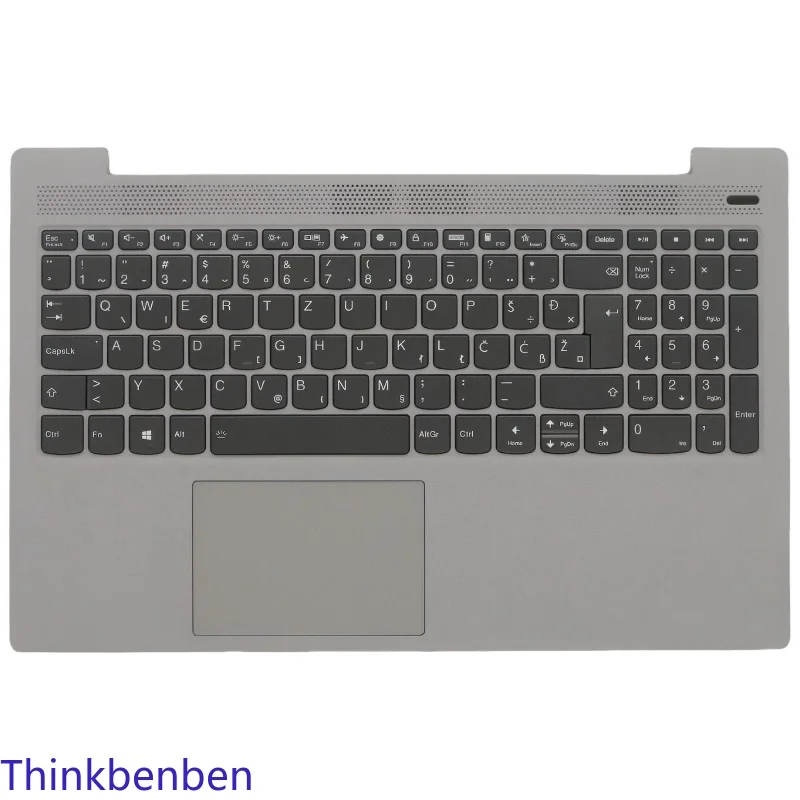 

SI Slovenian Platinum Grey Keyboard Upper Case Palmrest Shell Cover For Lenovo Ideapad 5 15 ITL05 IIL05 ALC05 ARE05 5CB0X56102
