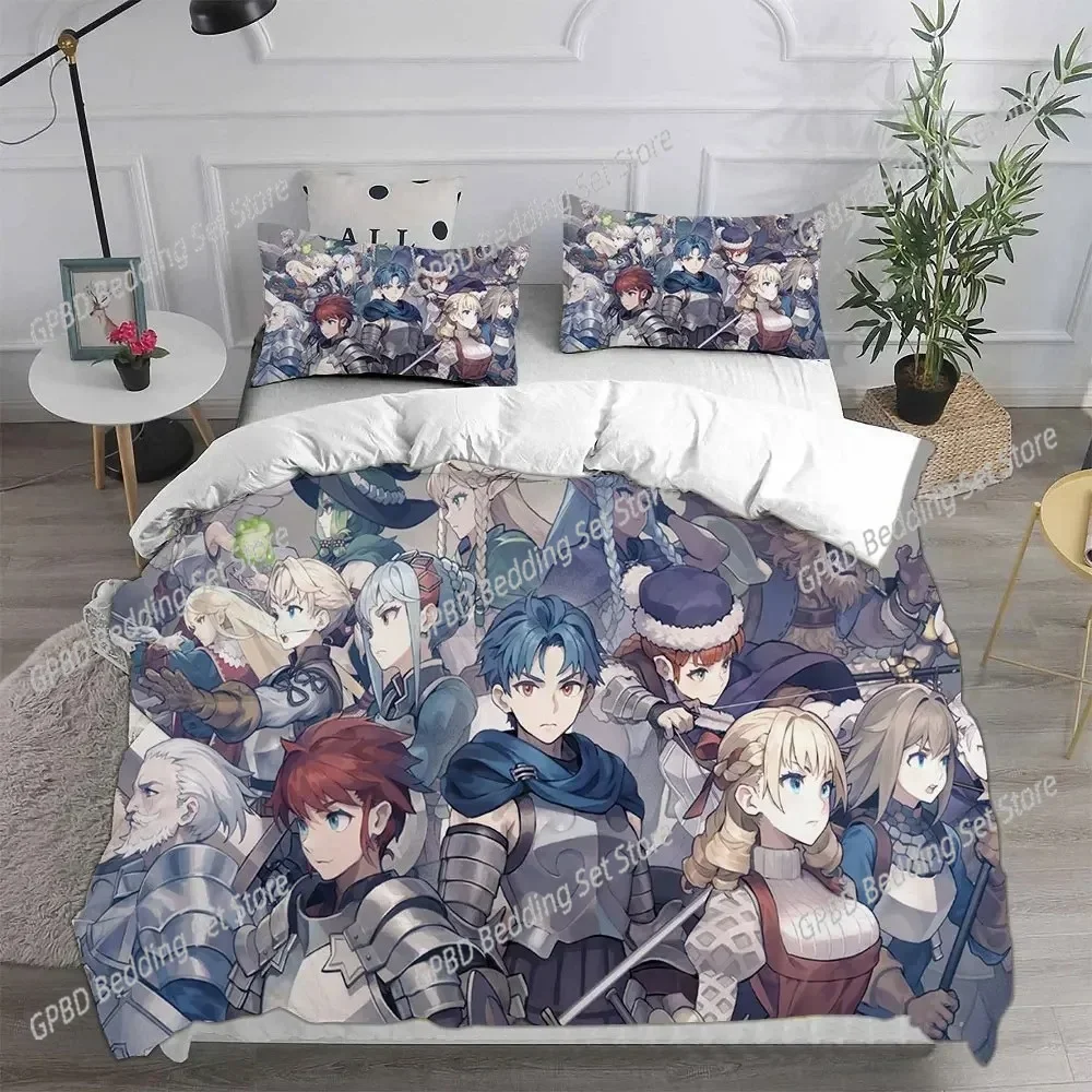 3D Printed Game Unicorn Overlord Bedding Set Bedroom Soft Modern Bedspreads Comefortable Duvet Cover Quilt Cover And Pillowcase