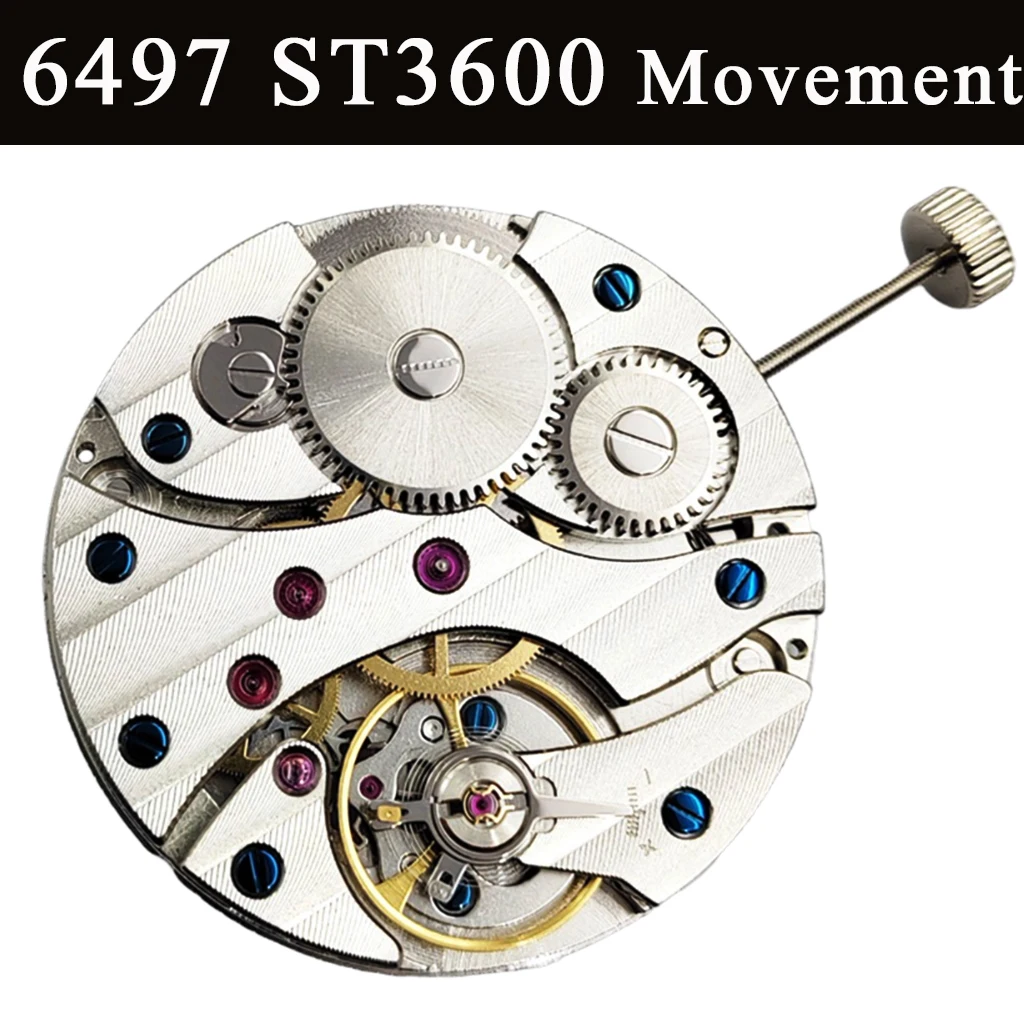 17 Jewels Watch Movement Fit Sea Gull ST36 ETA 6497 Hand Winding Mechanical Watches Accessories Parts