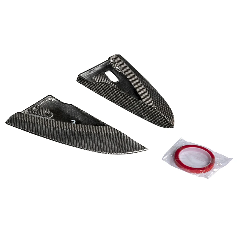 سيارة ألياف الكربون GT4 RS نمط المصد الخلفي غطاء الشفة الخلفية زاوية لبورشه 718 982 2016-UP #4