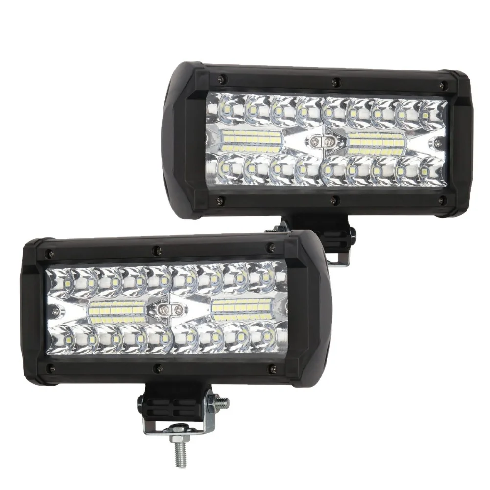 For Off-road Adventure LED Light Bar Easy Install Motorcycle Light LED Light Bar 12V-50V Input 120W Power 8000 Lumens