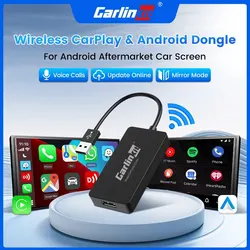 CarlinKit Wireless Carplay Dongle Android Auto Wireless AI Box FOTA MirrorLink adattatore USB per sistema Android Aftermarket