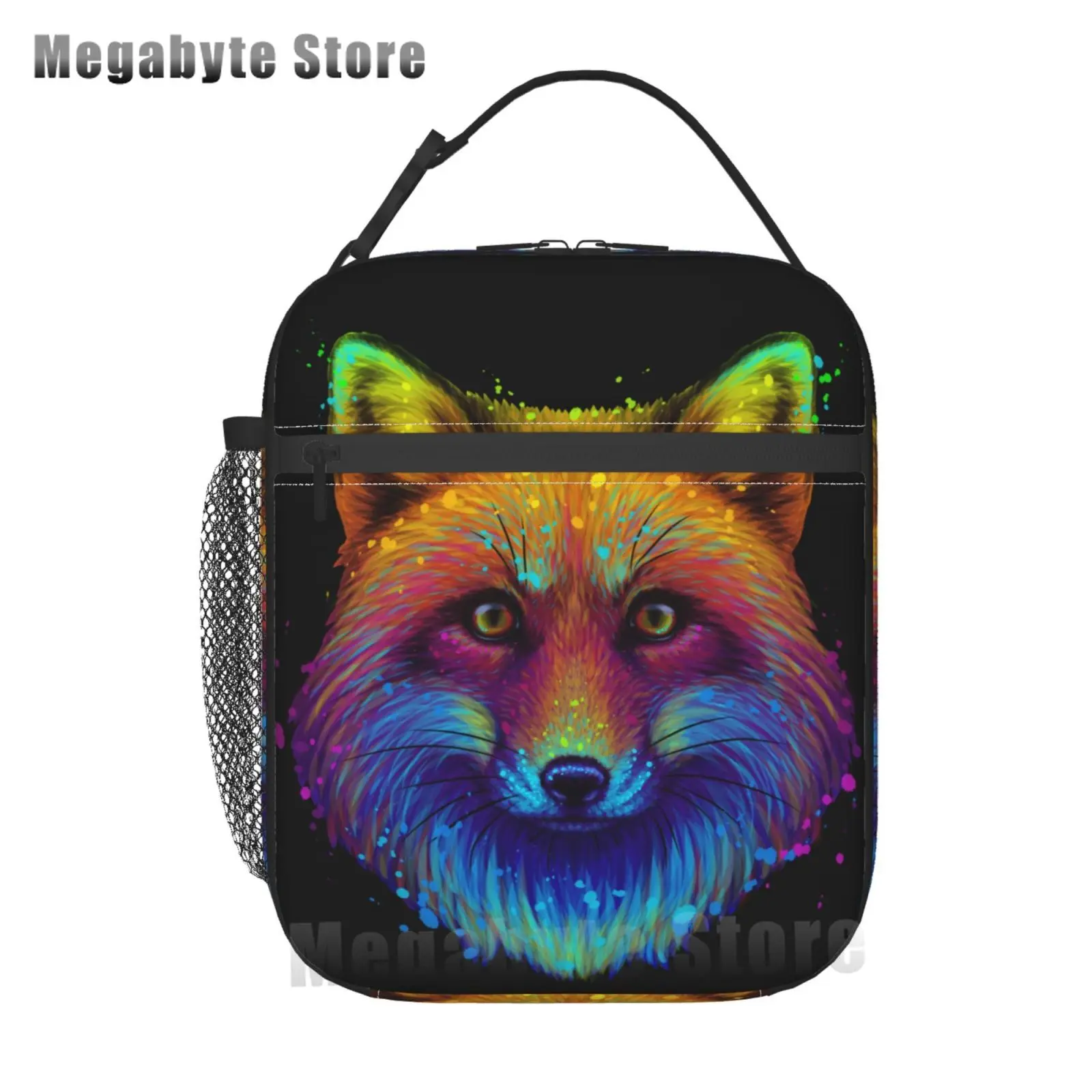 Foxes Autumn Fox Cute Orange Reusable Lunch Box For Office Work School Picnic Beach Leakproof Cooler Tote Bag Lunch Bag