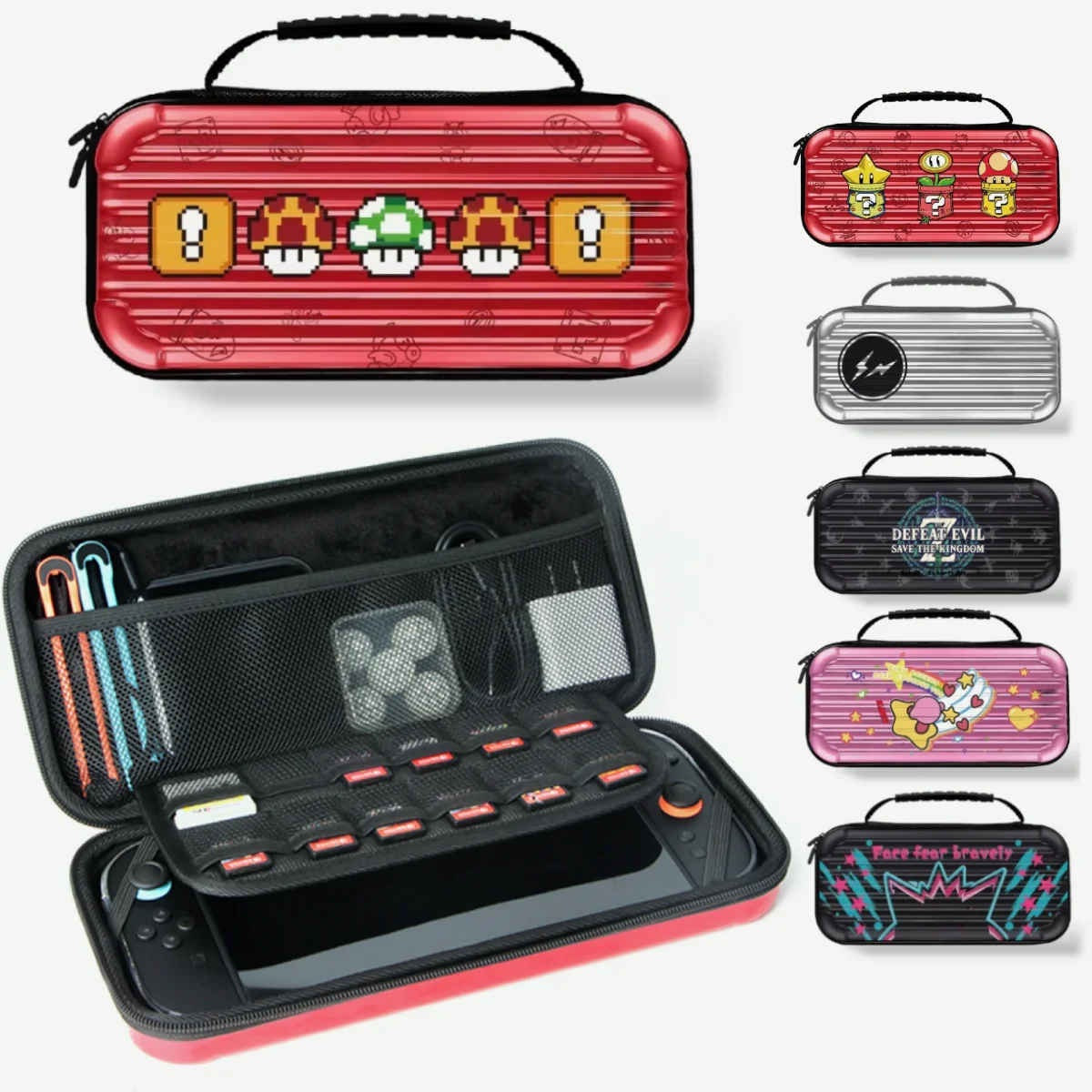 

Портативный жесткий чехол для переноски консоли Switch 2, защитный ящик для хранения, дорожная док-станция, совместимые аксессуары NS2