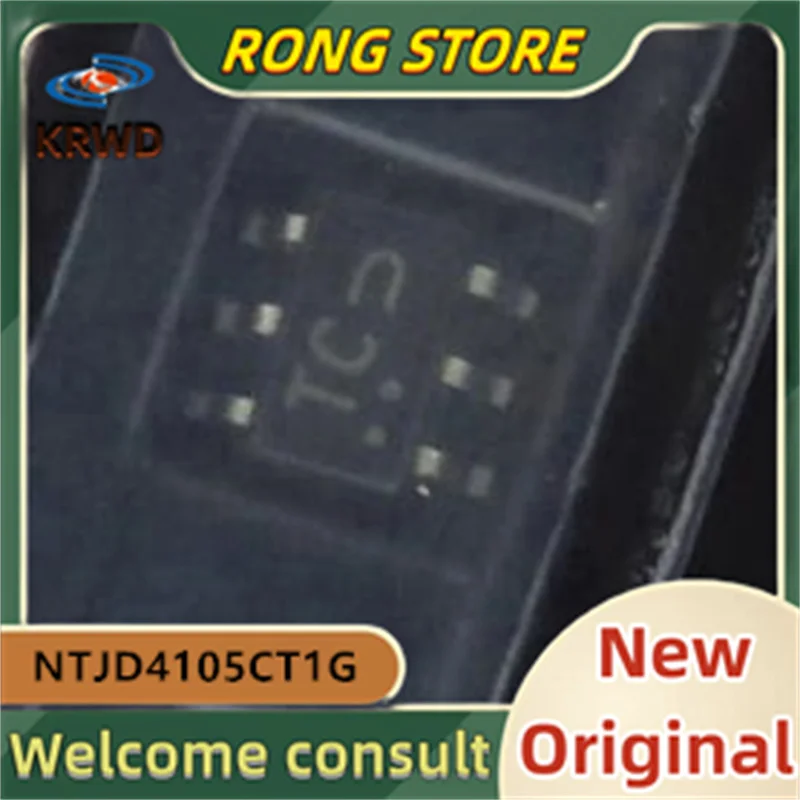 

30 шт. TC Новый и оригинальный NTJD4105CT1G NTJD4105 SOT-363