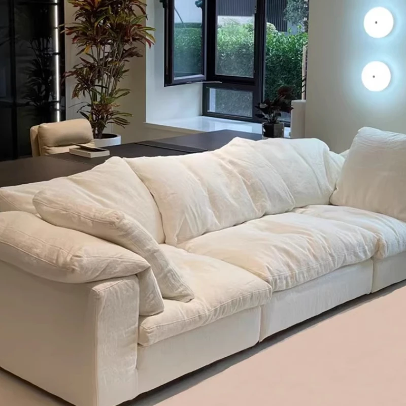 Lounge Small Living Room Sofas Designer Replica Children Lazy Sofas Modern Individual White Patio Wood Divano Home Furniture - Image 3