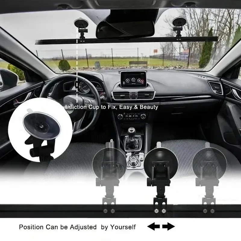 

New Emergency LED Strobe Light Bar with 3030 Beads Red Blue Amber White Green Flash Warning Lamp For Car Windshield 12/24V