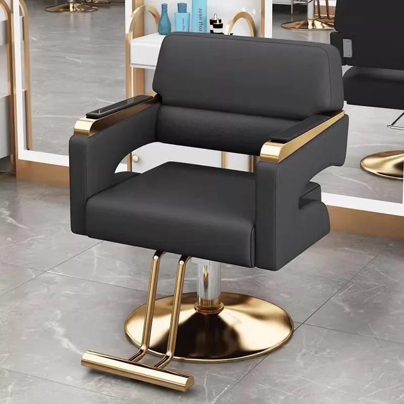 Internet celebrity trendy store hair salon chair hair salon special barber shop chair simple hair cutting perm and dyeing chair