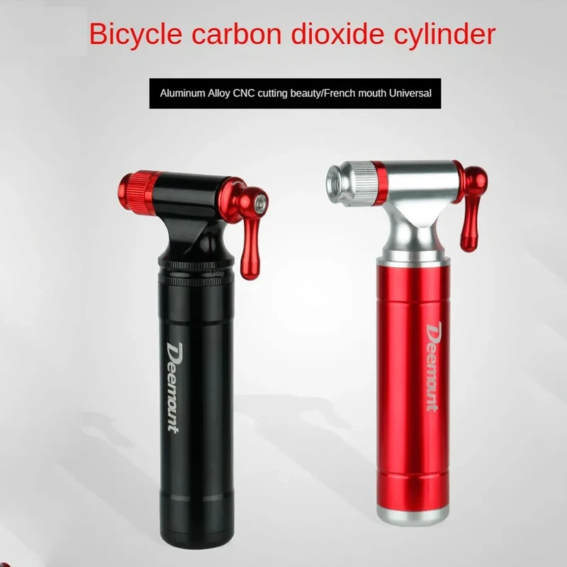 Bicycle Portable Air Pump Co2 Tire Inflator Aluminum Mini Pump Fits 8/12/16G Co2 For MTB Bike Accessories