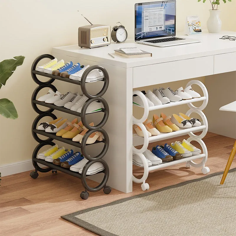 Creative Roller Door Entrance Removable Simple Shoe Rack Porch Multi-layer Display Shoe Storage Rack Organizador Armario