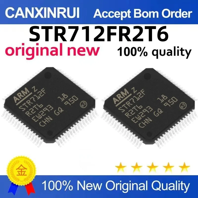 STR712FR2T6 STR712FR2 QFP64 microcontroller is new and original from stock