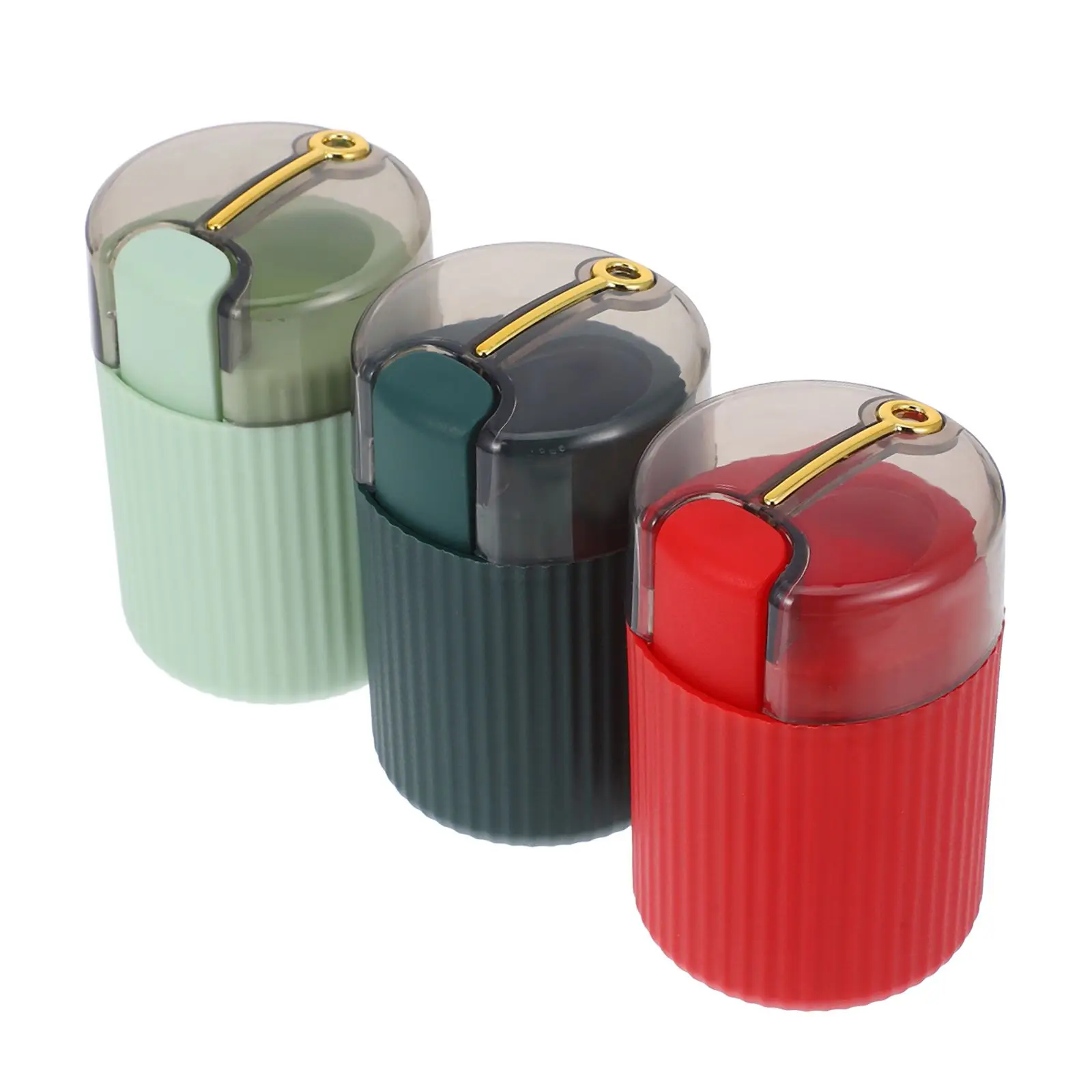 

3 Pcs Toothpick Holder Picks Dispenser Automatic Owl Cylinder Duck Large Capacity Reliable Home Office Use