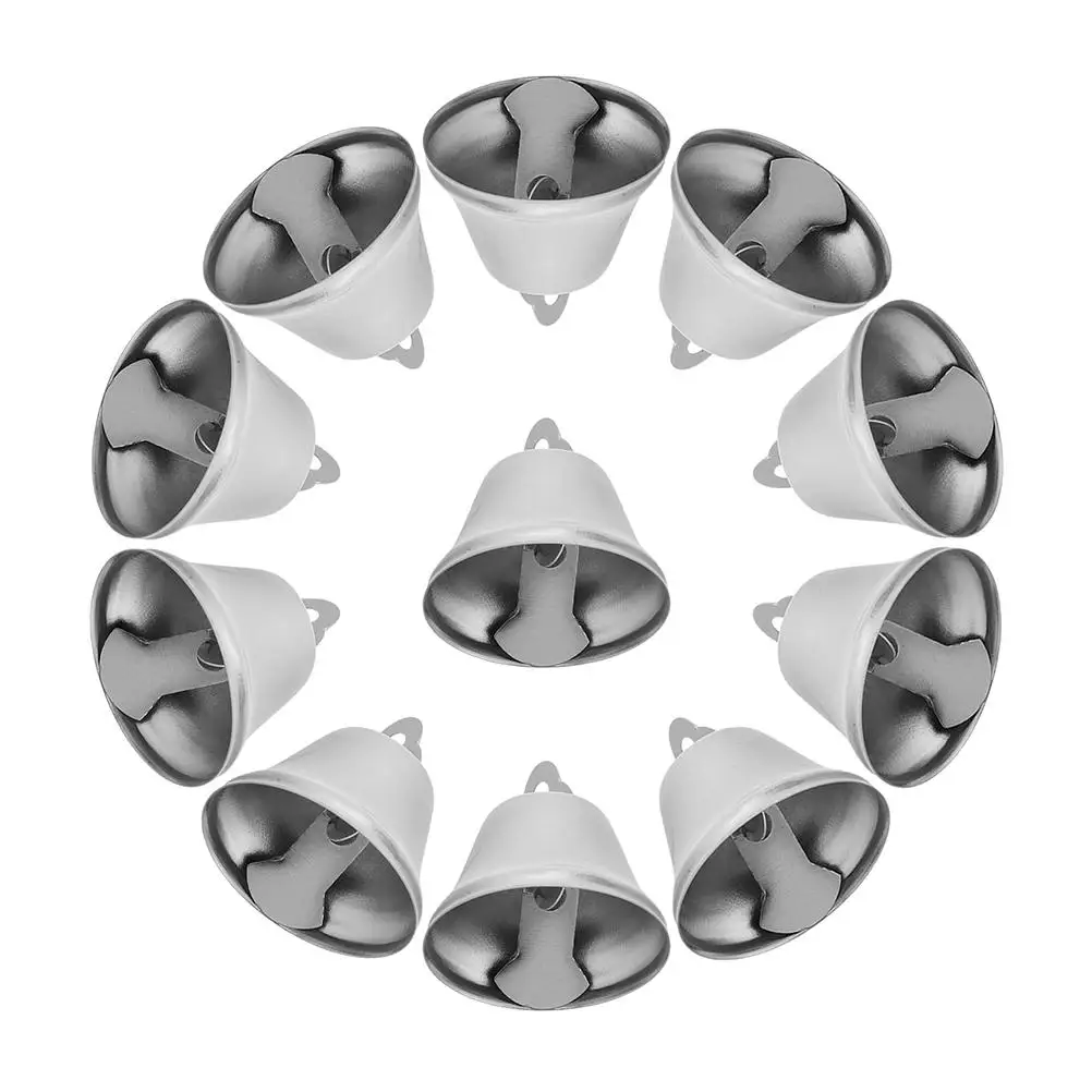 

30 Pcs Christmas Decorations Metal Bells for Crafting Design Indoor Outdoor Use Jingle Bell Ornaments Tree charms