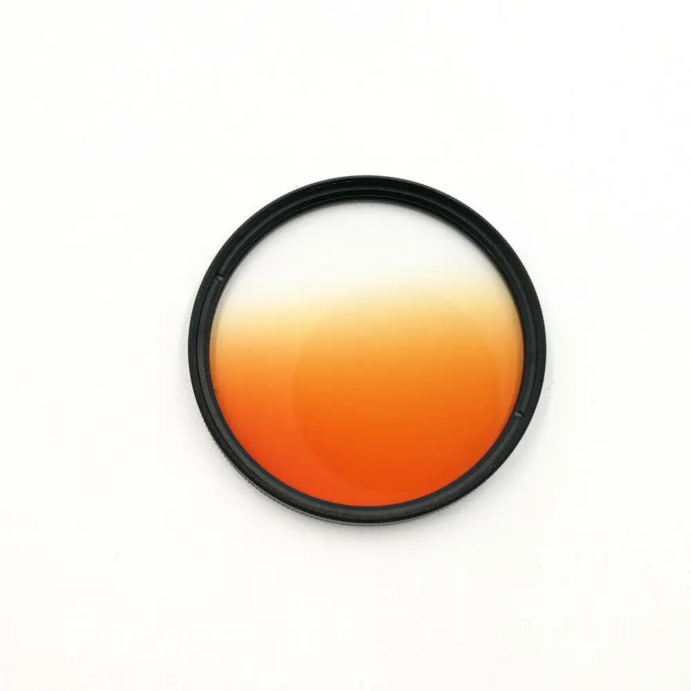 30 37 40.5 43 52 55 58 67 72 77 82mm Graduated Color Filter Camera lens Filter