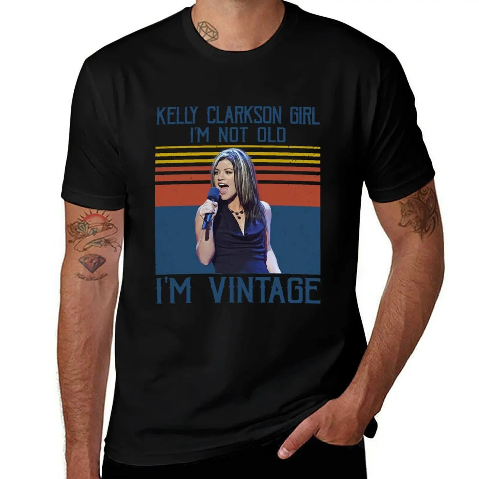 

Retro Clarkson Girl I'm Not Old I'm Vintage T-Shirt man t shirt summer cotton t shirt man man graphic t shirt T-Shirt