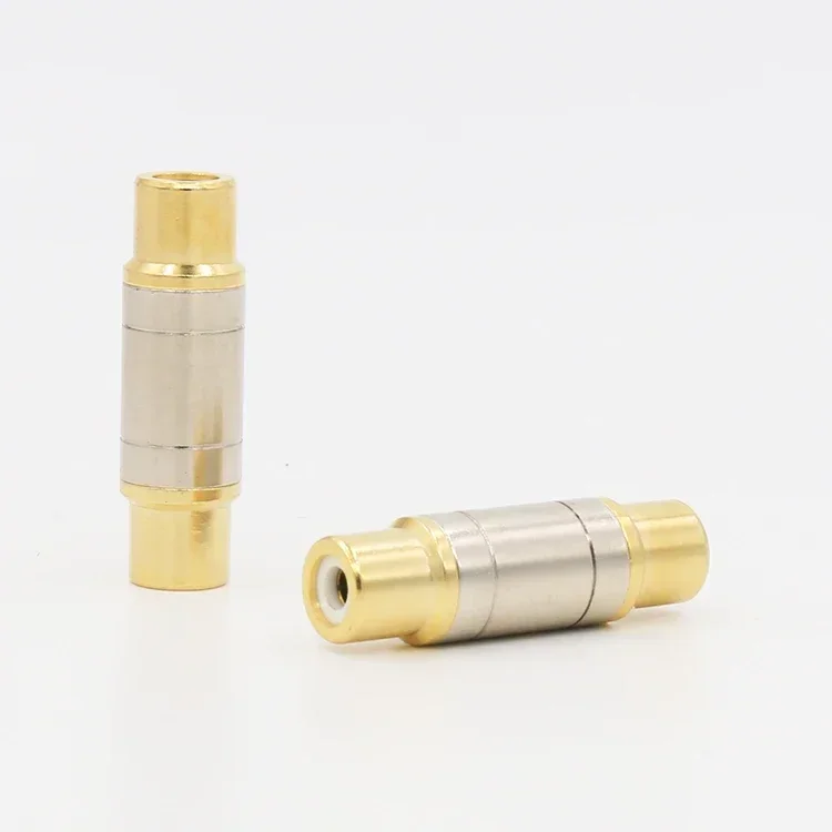 VRFP01 4-шт разъем RCA позолоченный прямой RCA гнездовой адаптер DIY аудио-видео кабель