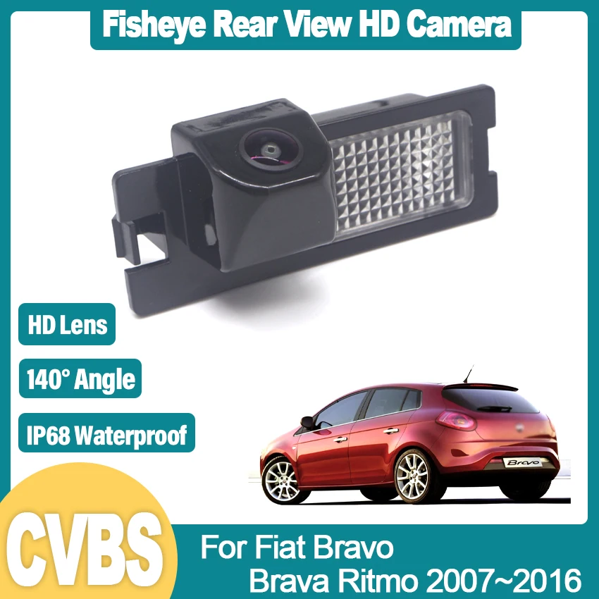 

Car Rear View Back Up Camera For Fiat Bravo Brava Ritmo 2007~2013 2014 2015 2016 CCD Full HD Night Vision Reverse Parking Camera