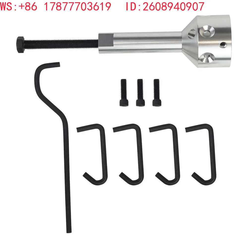 Wheel hub remover suitable for 5/8-inch belt drive and 1/2-inch
