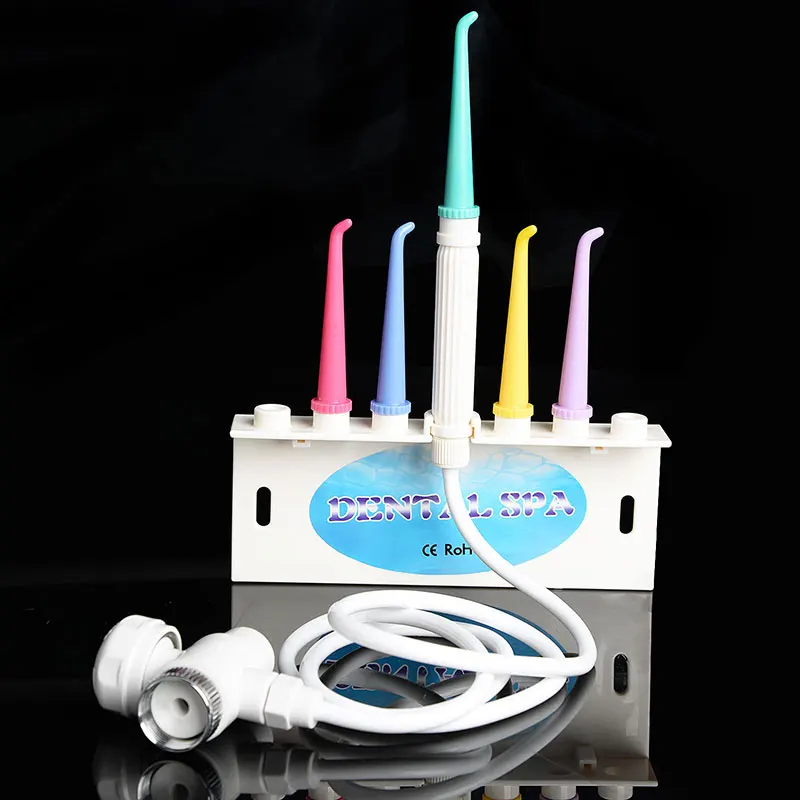 صنبور الري المياه الخيط تنظيف الأسنان آلة عن طريق الفم الري التبديل المياه قطن الأسنان المياه النفاثة 5 فوهات المنزلية