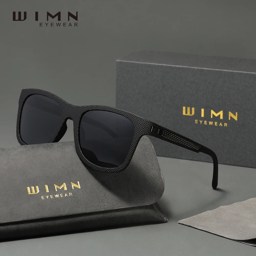 

Солнцезащитные очки WIMN для мужчин, поляризационные очки UV400 TR90, повседневные очки, полнокадровые очки для вождения