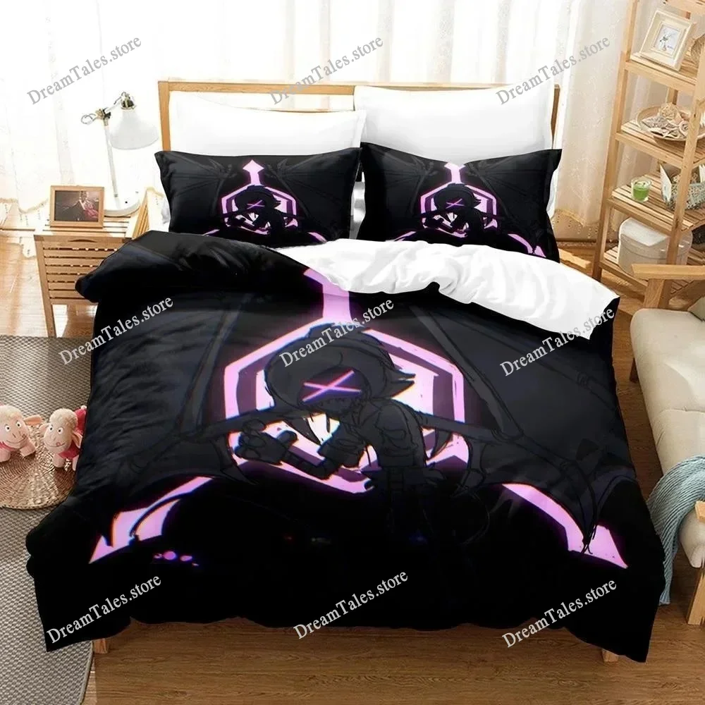 

Cartoon Duvet Cover Pillowcase Murder Drones Bedding Set Adult Boys Girls Bedroom Decoration Gift Single Double King Size029