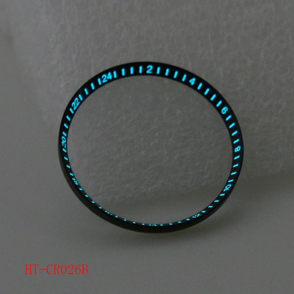 GMT الأرقام العربية 316L الفولاذ المقاوم للصدأ سوبر BGW9 الأزرق مضيئة SKX007 ساعة الفصل الدائري