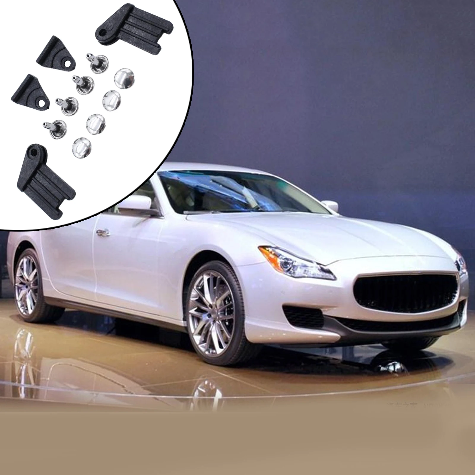 Rear Sunshade Sunblind Repair Kit Plastic Parts Direct Replacement for BMW E38 E39 E46 5series 7series