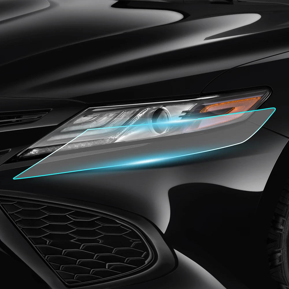 

KUNGKIC ТПУ пленка для фар Toyota Camry SE XSE 2021-2024 Защитная пленка для предварительно вырезанных красок PPF прозрачный бюстгальтер прозрачные аксессуары