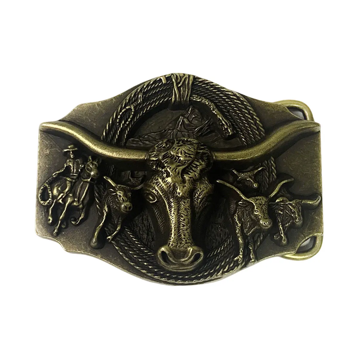 حبل رعاة البقر الغربي القديم للرجال من T-DISOM لإبزيم حزام الماشية وإكسسوارات عصرية على الطراز الكلاسيكي #1