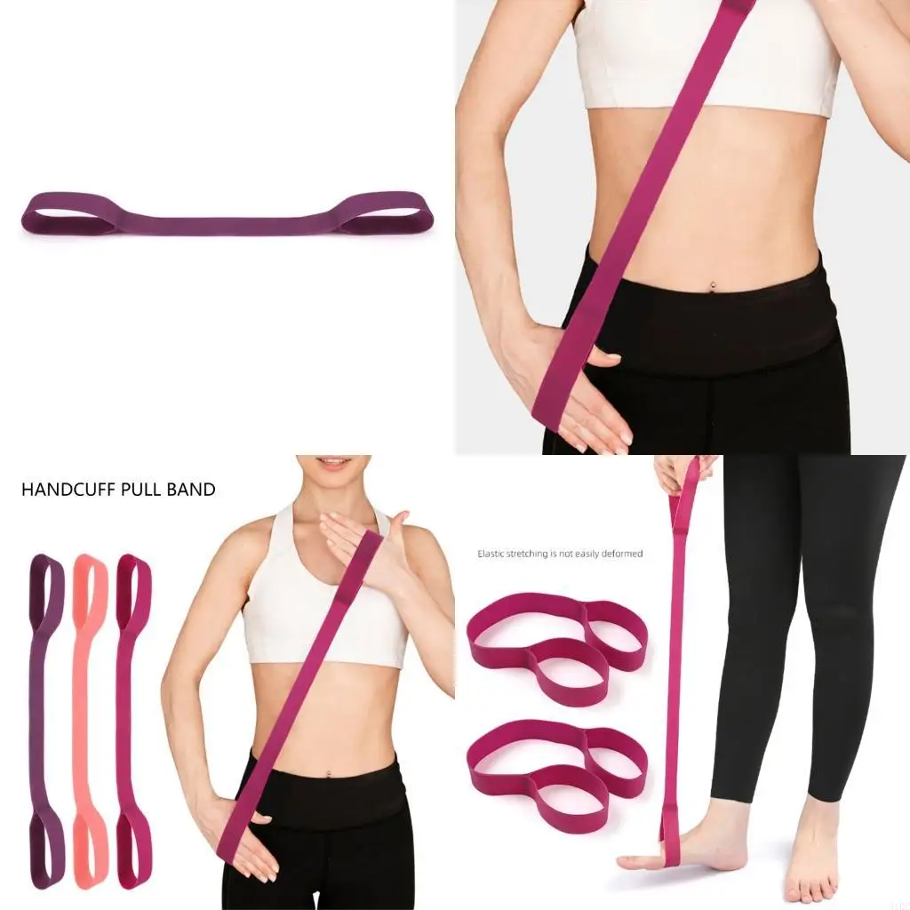  Multifunctional Exercise Resistance Strap Natural Elastic Pulling Rope for Specific Muscle Activation Shoulder Recovery