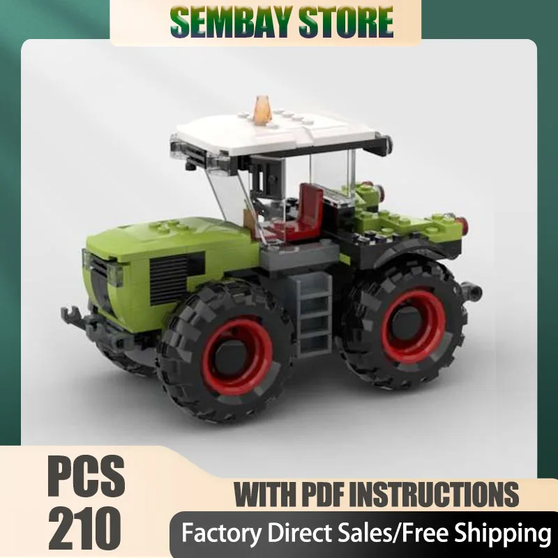 

Модель грузовика Moc, строительные кирпичи, модульный сельскохозяйственный грузовик 4500, модель, технологические блоки, рождественские игрушки «сделай сам», строительные подарки