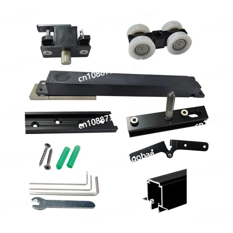 

Folding linear track adjustable speed and door seam 304 stainless steel buffer wooden door hardware accessories
