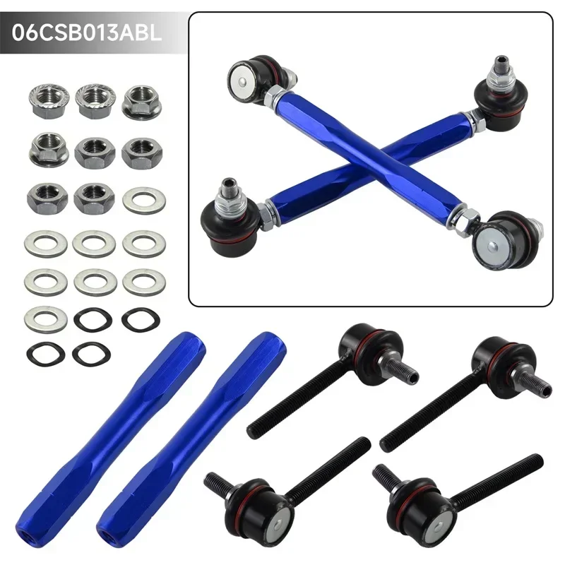 Roll Sway Bar Adjustable Drop Links Anti Front/Rear 10mm x 210-260mm for BMW for Honda for Mini for Lexus for Land Rover