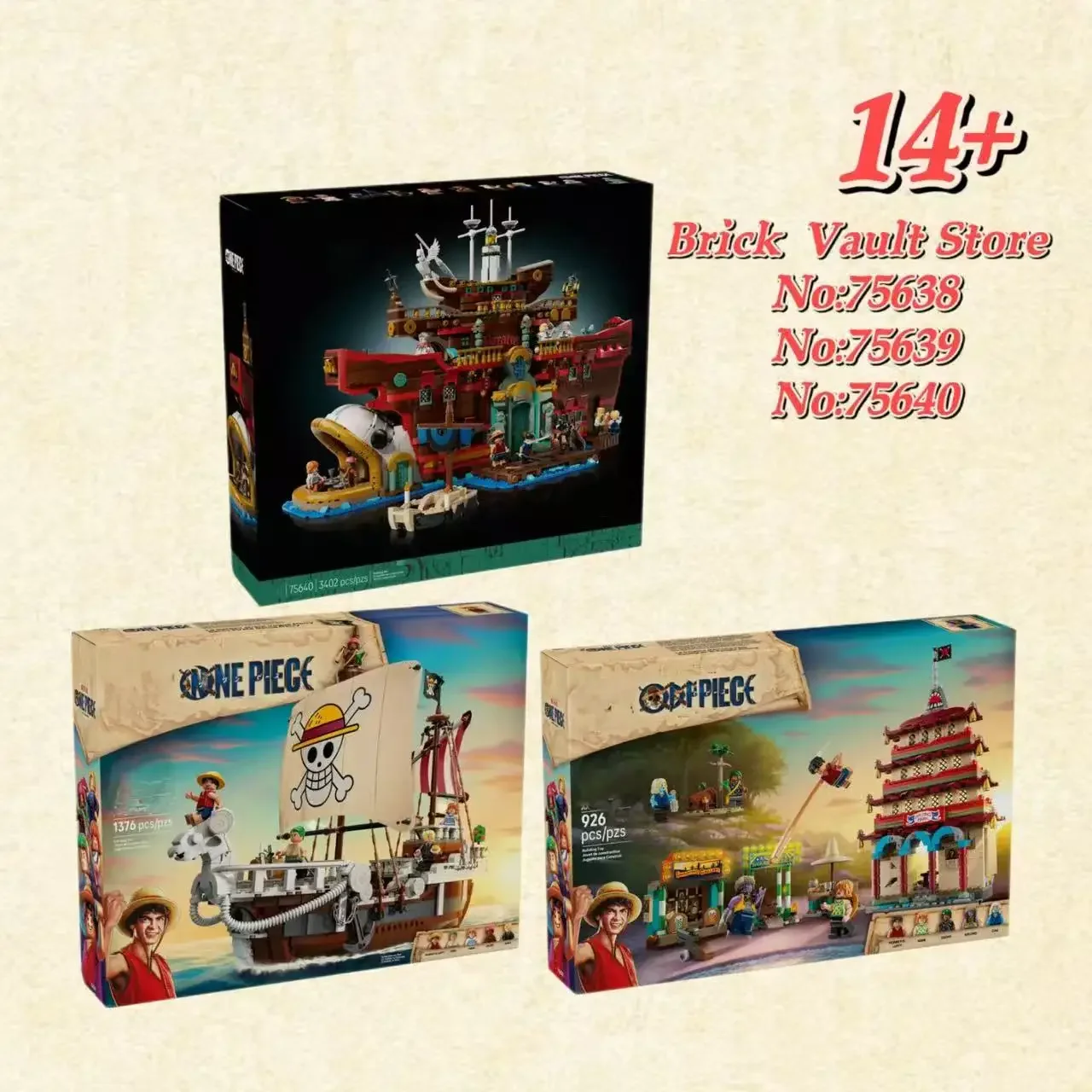 

Creative 75638 75639 75640 Набор моделей пиратского корабля, подарок на день рождения, рождественский подарок, подарок на Хэллоуин