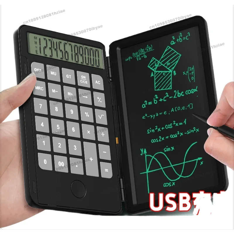 

Charging Calculator Handwriting Pad 2-in-1 Office Special Portable Mini Accounting Financial Examination Scientific Intelligence