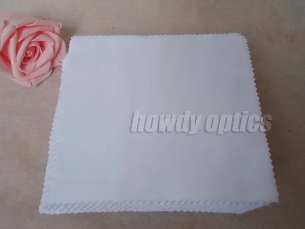 (HM-6) 175gsm White Eyeglasses Microfiber cleaning cloth 15x14.5cm lens cleaning cloth