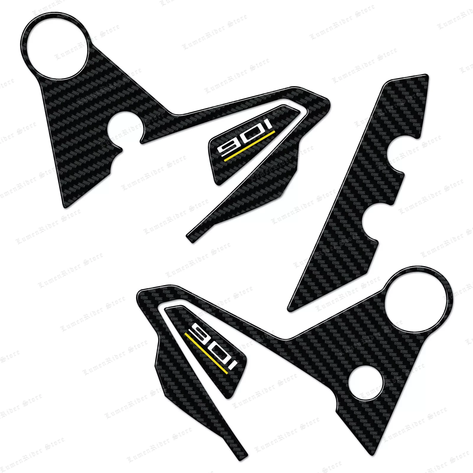 Husqvarna Norden 901 2022 오토바이 연료 탱크 스티커, 오일 가스 캡 커버, 보호대 데칼 키트, 3D 송진 스티커 키트