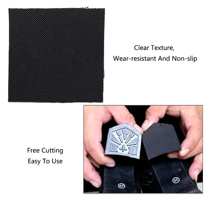 Rubber Sole Replacement Sheet for Shoes Repair Patch High Heels Sandals Outsole Insoles Non-Slip Shoe Sole Protector Heel Pads image 6