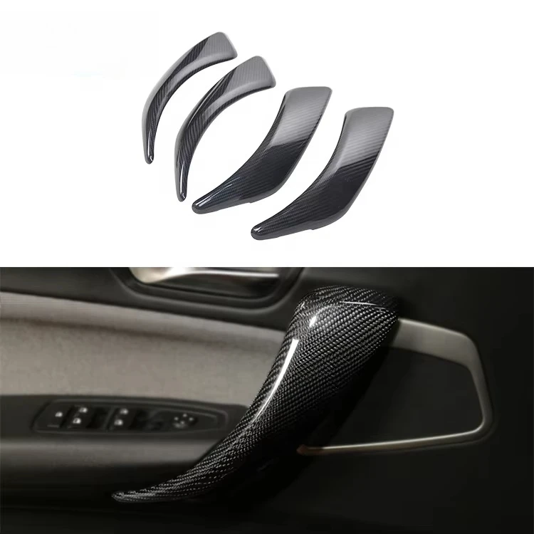 8pcs Interior Trims Car Interior Dashboard Cover Real Dry Carbon Fiber for 1 Series F20 2012-2016