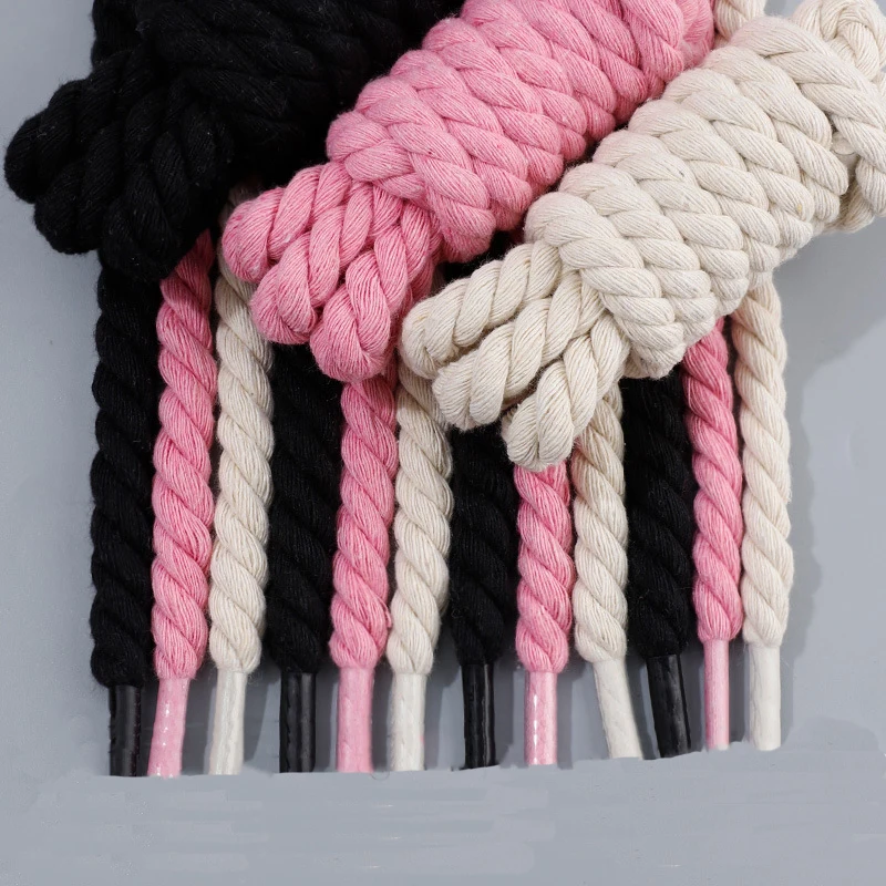 

8mm thick round laces Precision woven high-quality shoelaces Sneakers boots classic shoelace 100cm/120cm/140cm/160cm