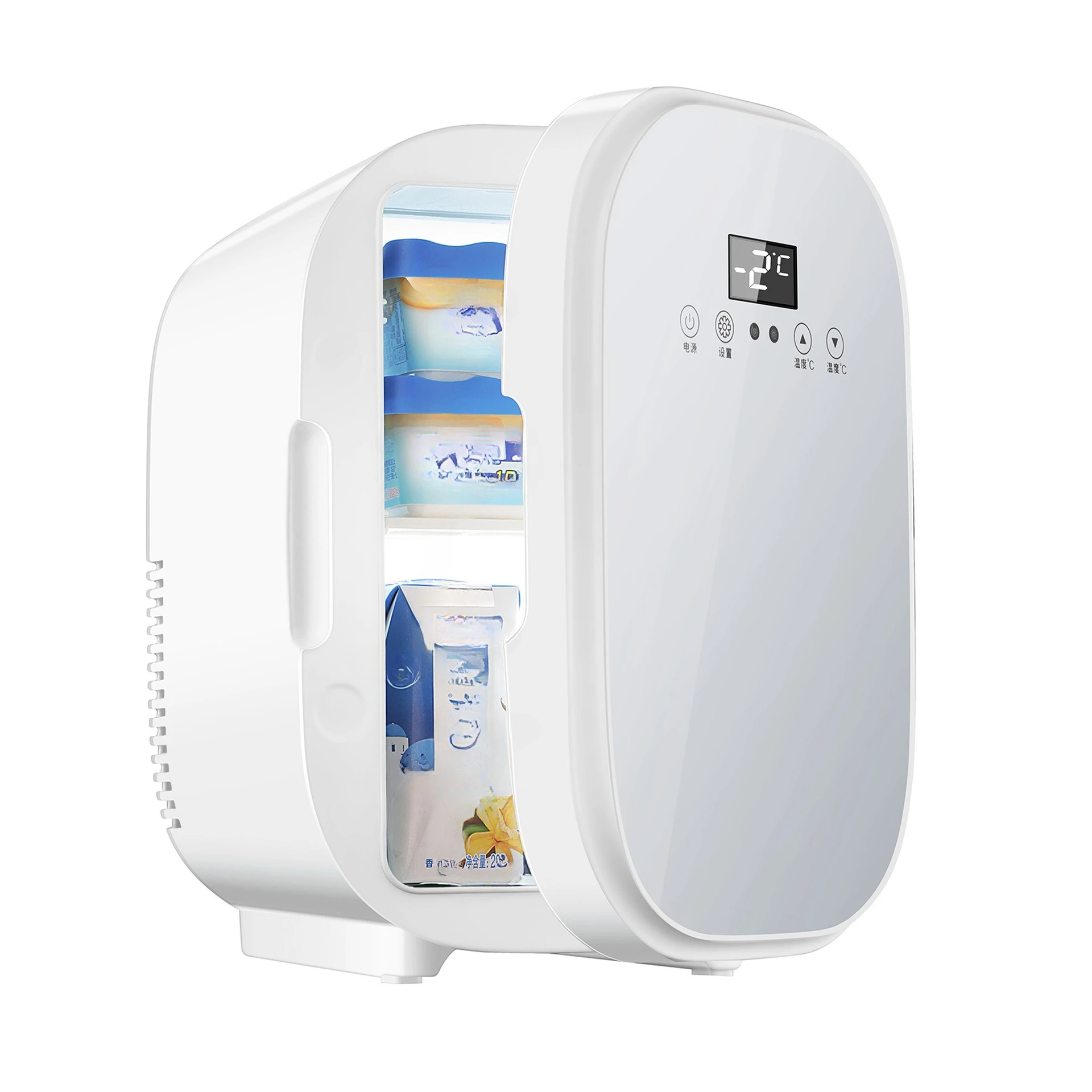 

Car refrigerator 6 liters family car dual-purpose cold and hot box mini beauty