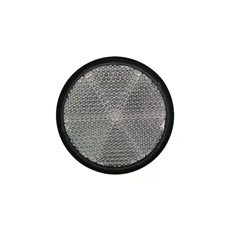 4Pcs Motorcycle Circular Reflector Electric Vehicle Bicycle Waterproof Night Warning Reflector 6mm Hexagonal Screw Fixation