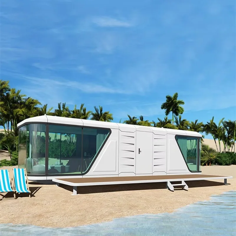 Foldable Modular House Prefab Tiny Cabin Garden Room Home Office Guest House Farm Accommodation